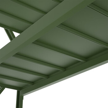 京度货架中型四层可定制2000*2000*600军绿色仓储货架仓库置物架JD-HJ-200L01储物架