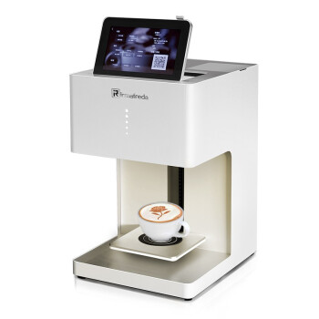艾尔菲德（irmafreda）咖啡拉花机商用智能啤酒答案奶茶3D全自动食品奶盖打印机 单色打印（白色）