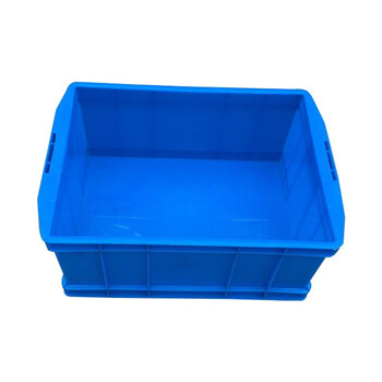 京云灿塑料周转箱长方形可配盖熟胶物料运输框465-220