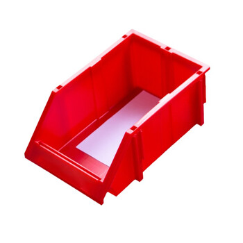 京度货架零件盒物料盒收纳盒工具盒螺丝盒五金盒分类盒加厚斜口款350*200*150mm