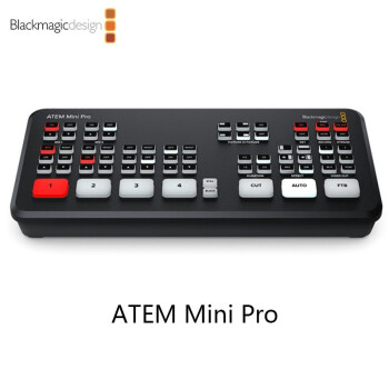 mini广播级切换台多机位bmd现场制作hdmi输入4路切换台 atem mini pro