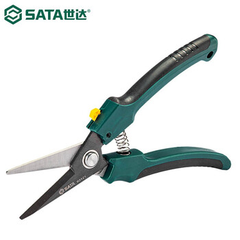 世达SATA 电工剪，8"，93121，光纤芳纶丝电工剪 线槽剪 凯夫拉锯齿剪