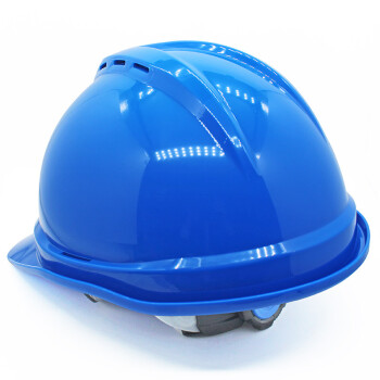 重安（CHONG AN）78A型安全帽 ABS塑料V型透气孔头盔安全帽（配防近电报警器） 蓝色