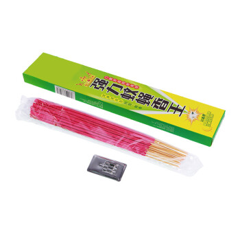 兰诗（LAUTEE） LD-023  灭蚊蝇香棒熏蚊蝇棒棒香直长款驱蚊香绿盒装 30盒/900根