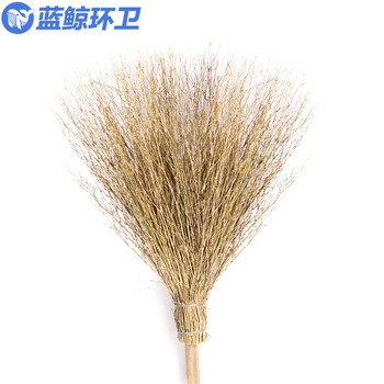 蓝鲸环卫 小号无叶竹竿扫把10把装 手工竹扫帚竹笤帚物业大扫把环卫LJHW-9320
