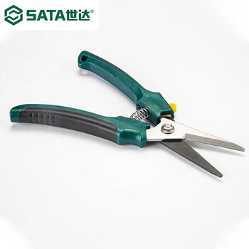 世达SATA 电工剪，8"，93121，光纤芳纶丝电工剪 线槽剪 凯夫拉锯齿剪