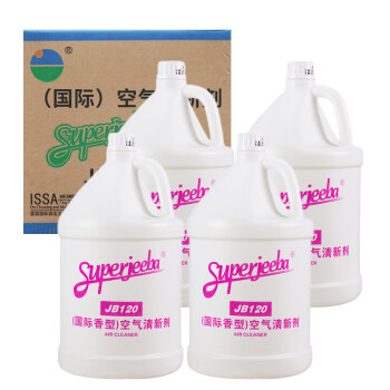 卫洋 JB120 空气清新剂（国际香型）酒店机场宾馆去味清香剂 3.78L*4瓶