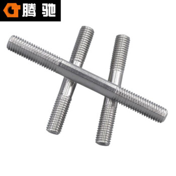 腾驰（CT）037 等长双头螺柱 GB901B 304不锈钢 加长丝杆 M12/14系列  M12*290（5支）