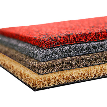 豫之韵 进门地垫入户门大门门口丝圈蹭脚垫子多用门厅入门入户门垫 黑红色15mm厚 80*120cm