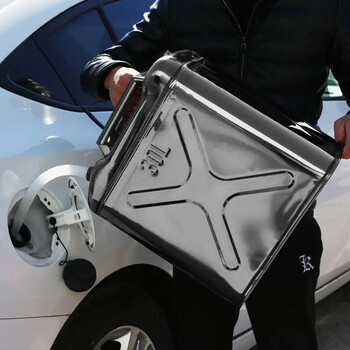 京度 304不锈钢油桶液体桶油箱加油桶备用油箱 方形款容量50L