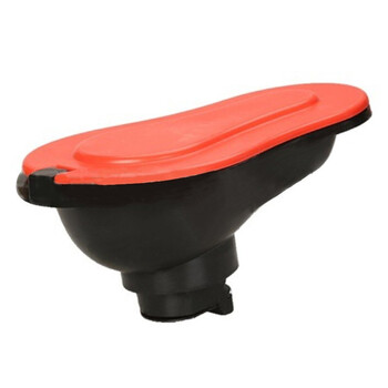 海斯迪克 HKLY-229 装修用临时马桶 应急蹲便器 塑料蹲坑 工地简易大小便池 黑红