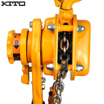 凯道 KITO LB063日本原装进口环链手扳葫芦吊具起重工具6.3t 1.5m 黄色  现货