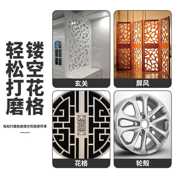 威马牌气动工具系列（WYMA）散打机 木工花格汽车轮毂干磨气磨机 小型一字砂带机气动打磨机 WM-3520-30 