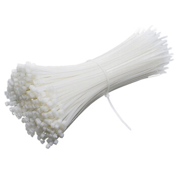 飞尔（FLYER）白色尼龙扎带 工业自锁式塑料绑扎线 250条/件【4X300mm国标 实宽3.5mm】2件起订