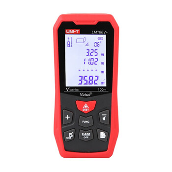 优利德（UNI-T）LM100V+  锂电池直充数据语音播报 红外线量房仪  1年维保