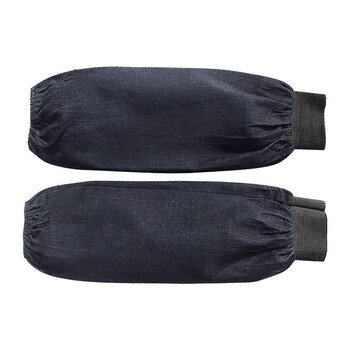 者也（ZYE）加厚耐磨牛仔袖套电焊护袖工作袖套【螺纹款】5双起订