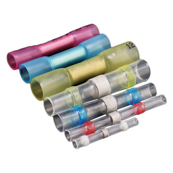 企桥 免压焊锡环热缩管接线端子 SST-5.5黄色(接线范围4.0-6.0平方）30只/盒