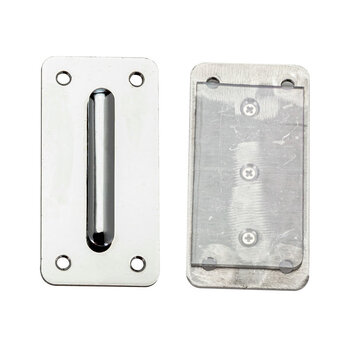 会汕 不锈钢隔离带挂壁式一米线挂墙配件