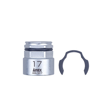 安力士牌（ANEX）进口AOA-1917 转换板手套筒17mm 梅花套筒