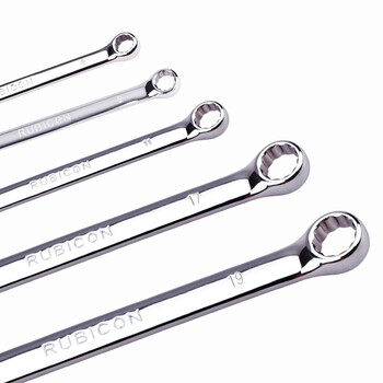 罗宾汉（RUBICON）美式梅开扳手 呆头扳手RCW-311两用扳手套装 叉口扳手 梅花扳手套装  11支装