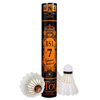亚狮龙(RSL)羽毛球训练比赛训练用球稳定耐打RSL7号77速鸭毛12只装/桶