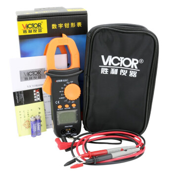 胜利仪器（VICTOR）VC606C 钳表万用表数字电流表电工维修万能表数显多用钳表 1年维保