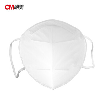 CM朝美 9001-1型 白色耳挂式【500只】KN90防雾霾PM2.5防唾液飞沫颗粒物粉尘透气成人工业劳保民用口罩