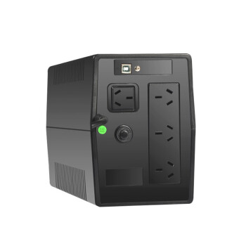 山克 UPS不间断电源900W 稳压器 供电保护 家庭用办公室 220V稳压应急后备式备用电源 SK1500