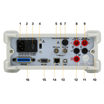 胜利仪器 高精度数显万能表 六位半台式万用表 VICTOR 8165