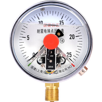 匡建仪表（CONJANT）YTNXC-100耐震电接点压力表 径向 水压表油压表气压表压力表 0-25MPa