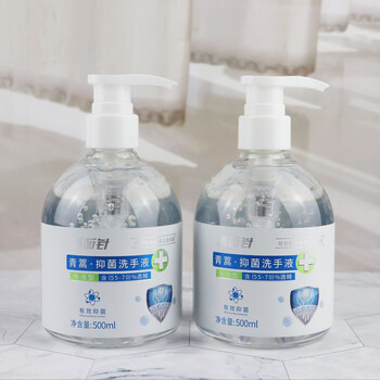 爱柯布洛 按压式免洗洗手液 500ml大容量速干洗手液免洗洗手液公共企业公司幼儿园学生