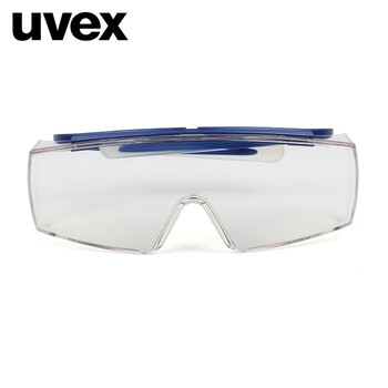 uvex优唯斯 9169260  super OTG眼镜蓝色镜框可与矫视眼镜配合使用耐磨防雾安全眼镜定做 1副