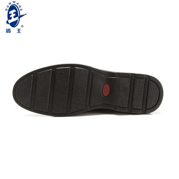 王盾/盾王 3338-1牛皮工作鞋聚氨酯底耐磨防滑男鞋定做 42码 黑色 1双