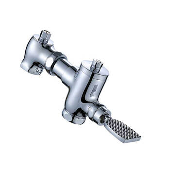 星期十 脚踏大阀体（加高） 铜脚踩蹲便器冲水阀 卧式脚踏阀 厕所冲洗阀 蹲坑便池延时阀定制