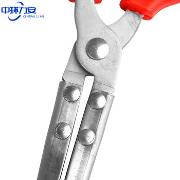 中环力安【塑柄不锈钢27直口】加长不锈钢垃圾夹子火钳拾物器取物环卫工捡垃圾卫生钳子碳夹