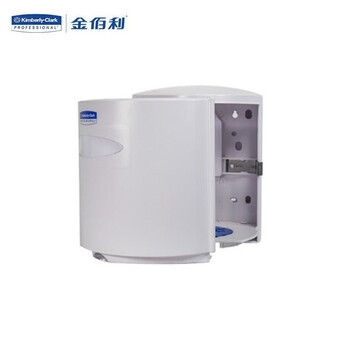 金佰利 中央抽取式擦拭纸纸架 密封设计防止异物污染 轻松出纸 快速洁净 白色 1个/箱 9337