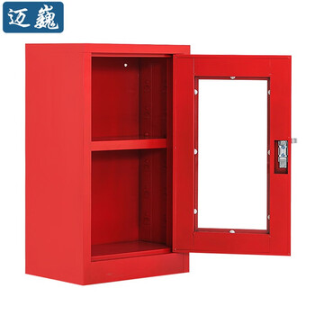 迈巍应急物资柜置物柜玻璃单门矮柜安全防护用品存放柜可定制ME039