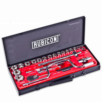 罗宾汉（RUBICON）套筒扳手1/2棘轮扳手套筒RSS-024快速扳手 多用途套筒套装 24件套