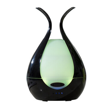 益美得 LSL8555 商务酒店净化空气加湿器居家办公室精油夜灯香薰机补水仪雾化器 【深木纹暖灯款】