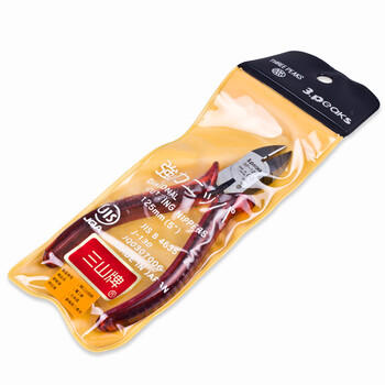 三山（3.peaks）进口电工斜嘴钳 NP-125PH-S 斜口钳 斜咀钳 电工钳 5寸 125mm