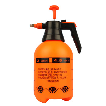 益美得 FW1379 压力喷壶园艺气压式喷雾瓶器浇水壶洒水壶喷水壶喷雾器  2L橘色