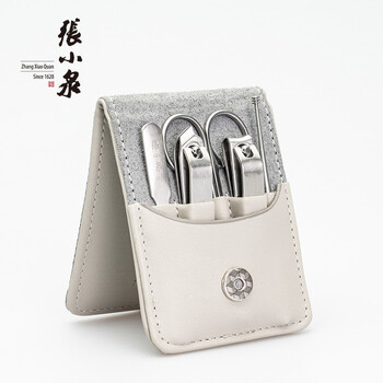 张小泉恋家系列美容包（五件套）指甲钳套装 美甲修甲剪刀指甲刀掏耳棒双面锉刀H41050100