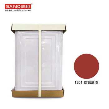 三和 丙烯酸调和漆 工业油漆 金属防锈漆13kg/桶 NO.1201防锈底漆