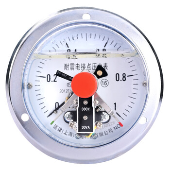 匡建仪表（CONJANT）YTNXC-100ZT 耐震电接点压力表磁助式 30VA充油抗振 0-1mpa 轴向 
