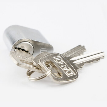 冰禹 BYB-183 防火门锁芯通道锁芯逃生锁电箱锁芯 铝芯不通开（三把钥匙）