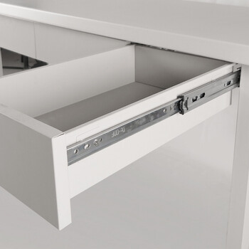 京顿办公桌学习桌培训桌阅览桌宿舍桌子二抽办公桌110*55*78cm