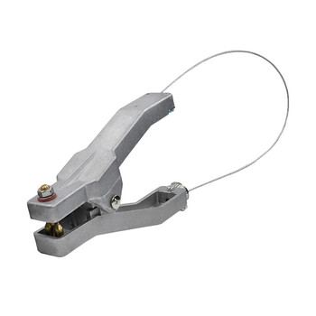 者也 防静电夹接地夹加油站报警器夹子油罐车独立式防爆静电接地钳  铝夹