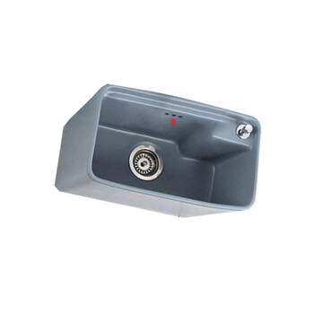 星期十阳台陶瓷洗拖把槽池卫生间落地式灰色124 灰天蓝51cm*29cm*40cm定制