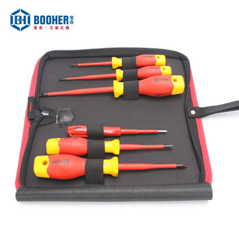 宝合(BOOHER)6件套双色绝缘螺丝批组套 0200202 S2