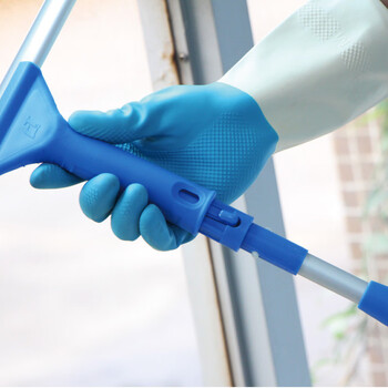 CT施达 轻巧型玻璃刮子4件套装 高层双面窗户刮水擦窗器 擦玻璃刮保洁工具清洁神器配铝伸缩杆TM-PWW 30/25